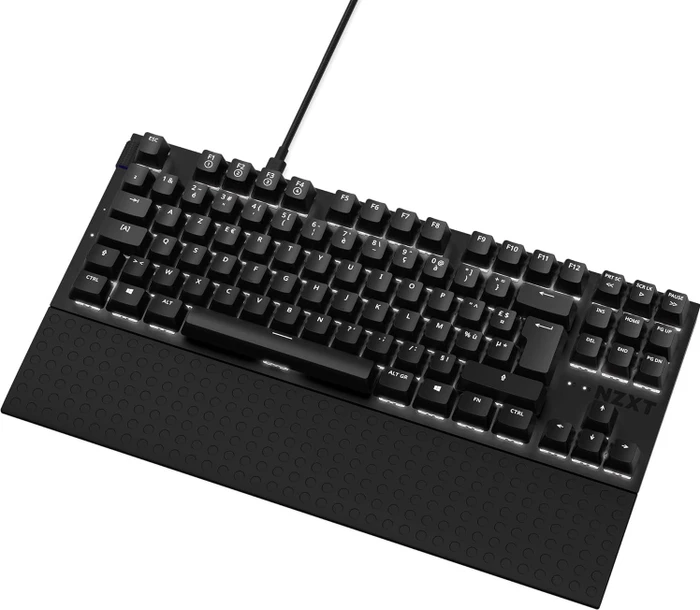 NZXT Function Tenkeyless, matt schwarz, LEDs RGB, hot-swap, Gateron RED, USB, FR
