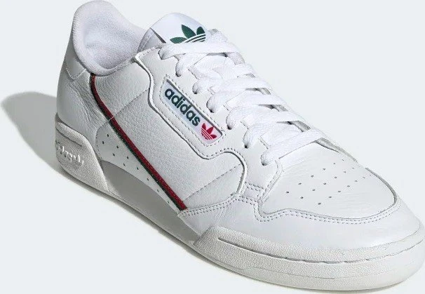 adidas Continental 80 cloud white/collegiate green/scarlet