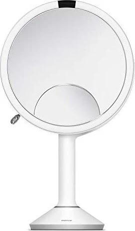 simplehuman Sensorspiegel Trio 20cm Kosmetikspiegel weiß