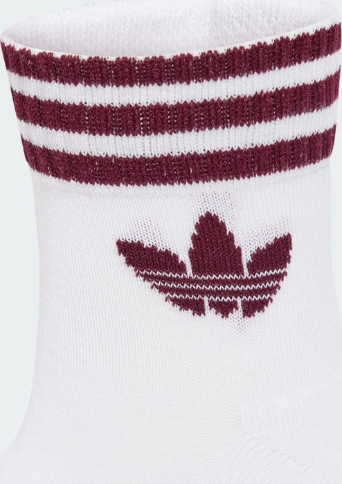 adidas 3-Streifen Ankle Socken white/wonder mauve, 3 Paare