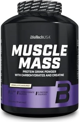 BioTech USA Muscle Mass Vanille 4kg