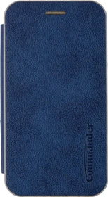Peter Jäckel Commander Book Case Curve Deluxe für Apple iPhone 14 Elegant Royal Blue