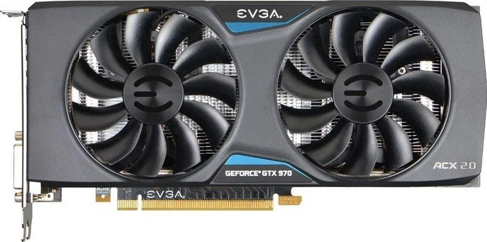 EVGA GeForce GTX 970 SSC ACX 2.0, 4GB GDDR5, 2x DVI, HDMI, DP