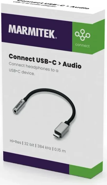 Marmitek USB-C auf 3.5mm-Klinke Audio Adapter