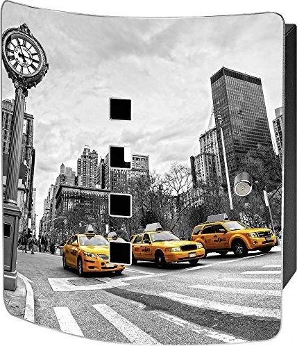 Burg-Wächter 6204/10 Ni Schlüsselkasten Manhattan Motiv, edelstahl