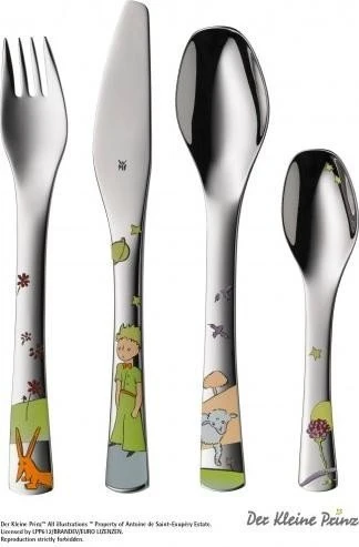 Auerhahn Der Kleine Prinz Kinderbesteck-Set, 4-tlg.