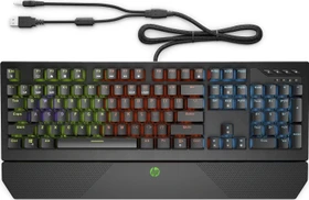 HP Pavilion Gaming Keyboard 800, RED Switches, USB, DE (5JS06AA#ABD)