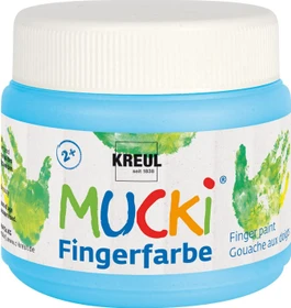 Kreul Mucki Fingerfarbe, hellblau, 150ml