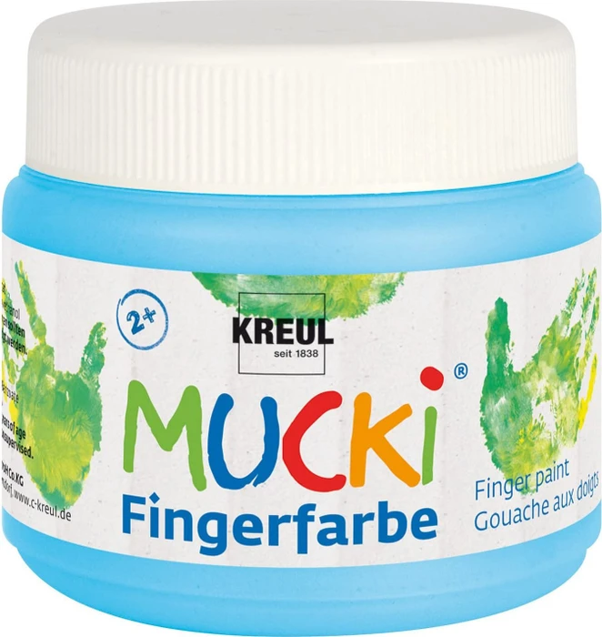 Kreul Mucki Fingerfarbe, hellblau, 150ml