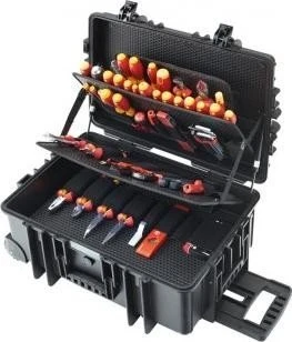 Wiha 9300-704 VDE Elektriker Competence XXL II Handwerkzeugset inkl. Koffer, 115-tlg.
