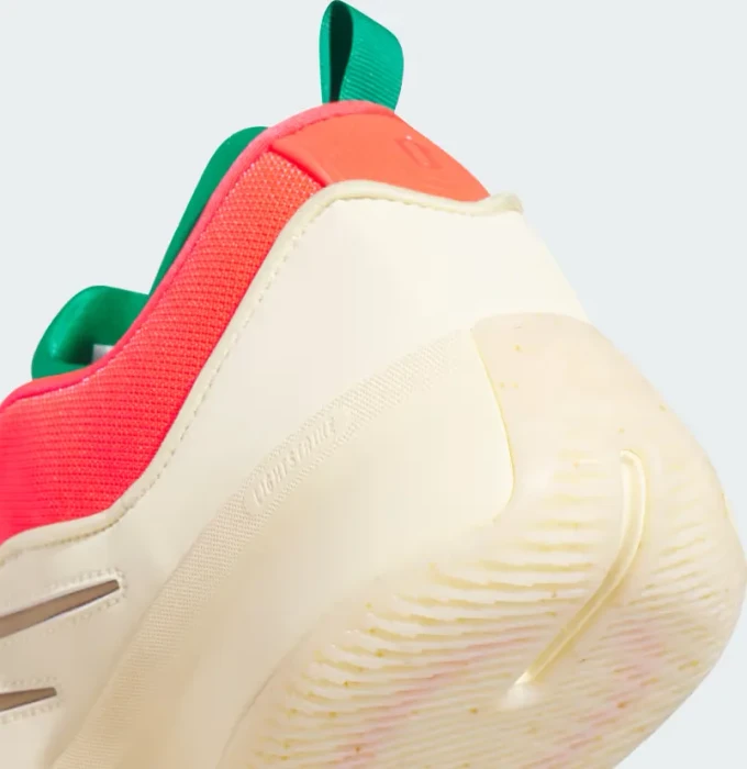 adidas Dame 9 warm vanilla/lucid red/warm sandstone