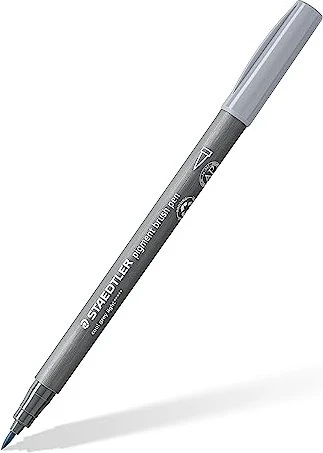 Staedtler pigment brush pen 371 kaltgrau hell