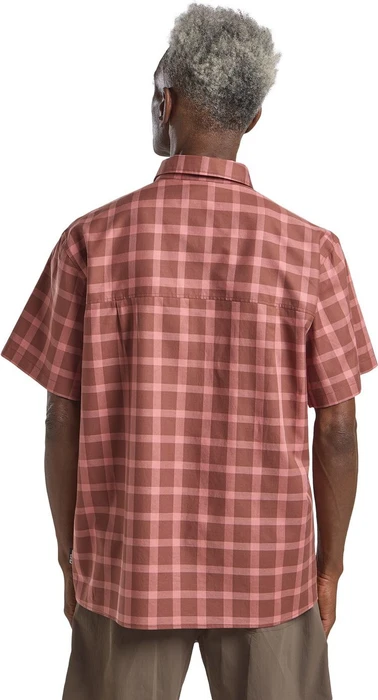 Jack Wolfskin Planalto Hemd kurzarm check dark rust (Herren)