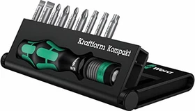 Wera Kraftform Kompakt 10 Bitset, 10-tlg.