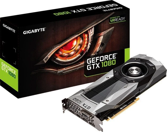 GIGABYTE GeForce GTX 1080 Founders Edition, 8GB GDDR5X, DVI, HDMI, 3x DP