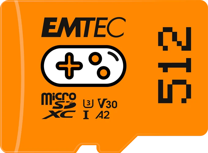 Emtec GAMING R100/W50 512GB, UHS-I U3, A2, Class 10