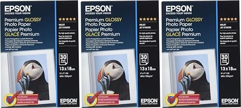 Epson Fotopapier weiß, 13x18cm, 255g/m², 30 Blatt