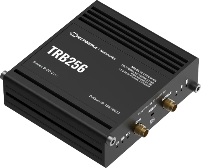 Teltonika TRB256, Industrial, NB-IoT Gateway, Global, Standard package