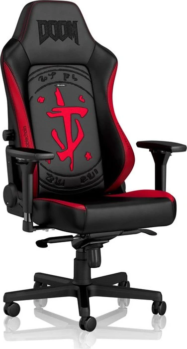 noblechairs Hero DOOM Edition Gamingstuhl, schwarz/rot