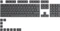 Glorious GPBT Keycaps, Kunststoff (PBT), Black Ash, grau, 115 Tasten (105+10), ISO-DE Vorschaubild