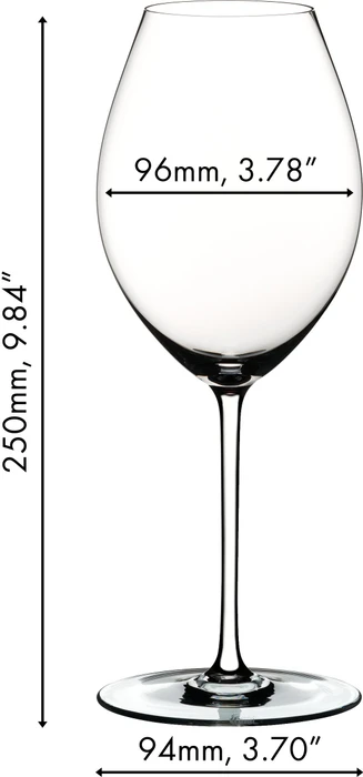 Riedel Fatto A Mano Syrah Rotweinglas weiß