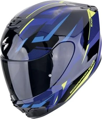 Scorpion EXO-391 Captor matt schwarz/blau/gelb