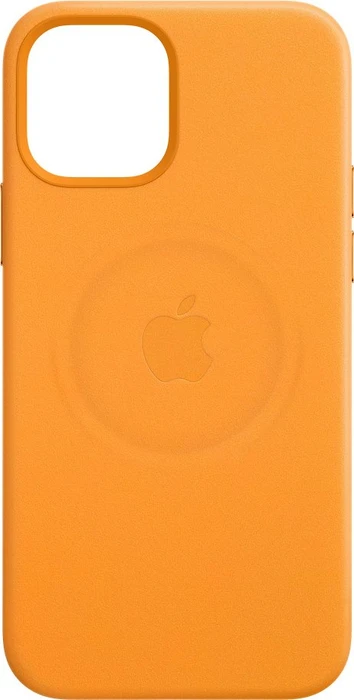 Apple Leder Case mit MagSafe für iPhone 12 Pro Max california poppy