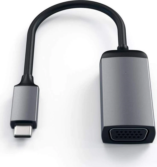 Satechi USB-C auf VGA Adapter, space gray
