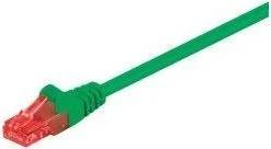 MicroConnect Patchkabel, Cat6, U/UTP, RJ-45/RJ-45, 15m, grün