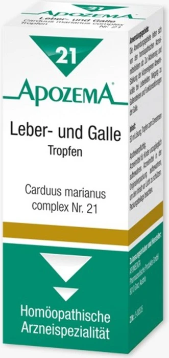 Apozema Leber- und Galle-Tropfen Nr. 21, 50ml