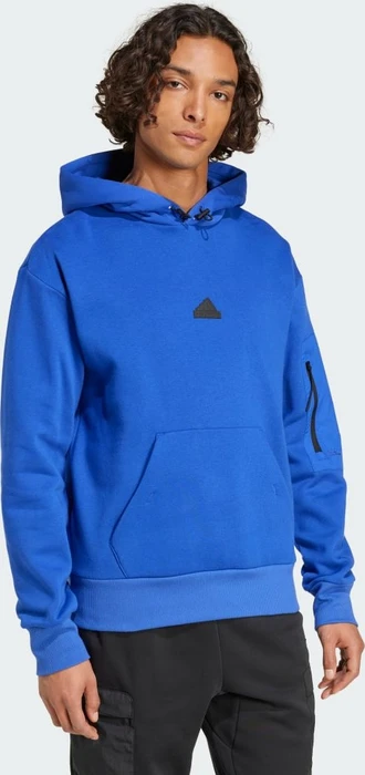 adidas City Escape Fleece Hoodie semi lucid blue (Herren)