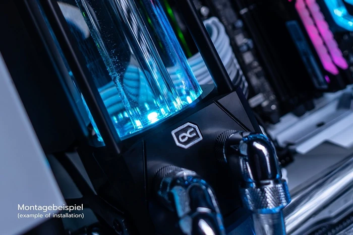 Alphacool Eisbecher Aurora D5 150mm Acetal/Glas