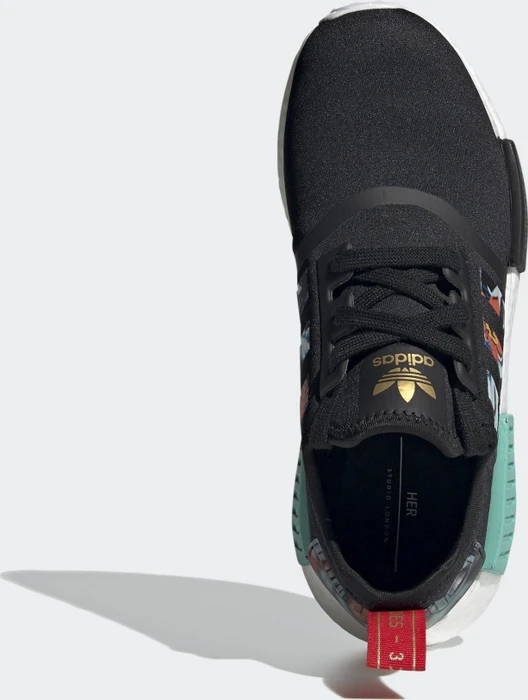 adidas NMD_R1 core black/supplier colour/acid mint (Damen)
