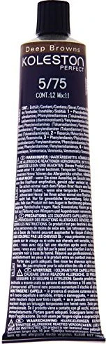 Wella Koleston Perfect Haarfarbe Deep Browns 5/75 hellbraun braun-mahagoni, 60ml
