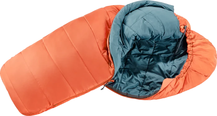 Deuter Starlight Pro Mumienschlafsack paprika/slateblue (Junior)