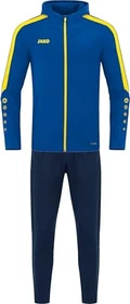 Jako Polyester Power mit Kapuze Trainingsanzug royal/citro