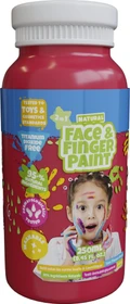 Boti Natural Face & Fingerpaint Fingerfarbe, rot, 250ml
