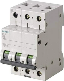 Siemens Leitungsschutzschalter 400V 6kA, 3-polig, C, 16A (5SL6316-7)