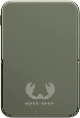 Fresh 'n Rebel Magnetic Wireless Powerbank 5000mAh dried green