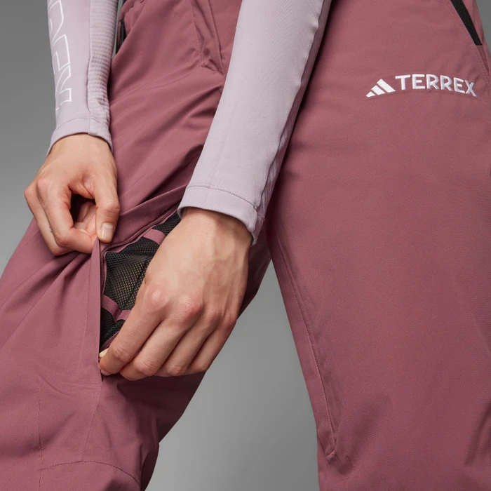 adidas Terrex Xperior 2L Insulated Skihose lang burgundy/white (Damen)