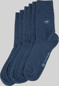 Tom Tailor 6er Pack Socken indigo melange, 6 Paare
