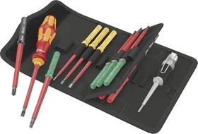 Wera Kraftform Kompakt VDE 16 Universal 1 Tool Finder Bitset inkl. Tasche, 16-tlg.
