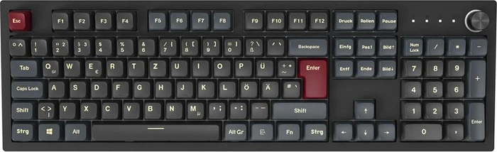 Montech MKey, Darkness, Fullsize, LEDs RGB, hot-swap, Gateron G Pro 2.0 BROWN, USB, DE