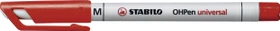 STABILO OHPen universal wasserlöslich M rot, 10er-Pack