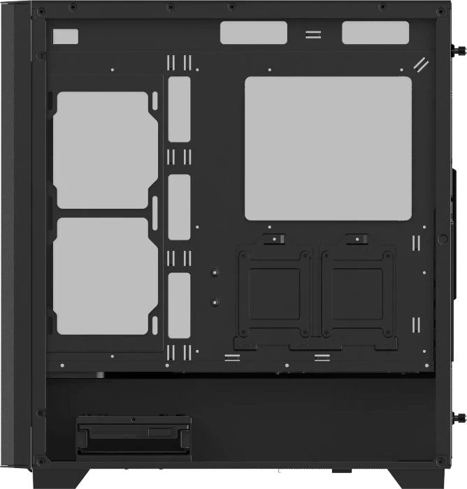 ADATA XPG Valor Air Pro, schwarz, Glasfenster