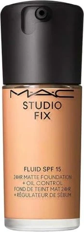 MAC Studio Fix Fluid 24HR Matte Foundation + Oil Control NW18 LSF15, 30ml