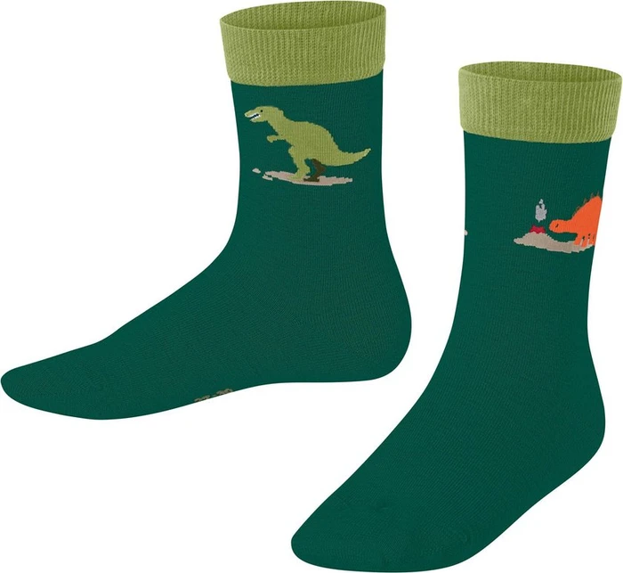 Falke Dinosaurs Socken emerald (Junior)