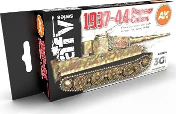 AK-Interactive 3rd Gen Acrylic Colors AFV Series 1937-1944 Panzer Colors Farbset, 6-tlg.