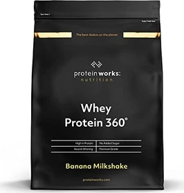 The Protein Works Whey Protein 360 Banana Milkshake 2.4kg