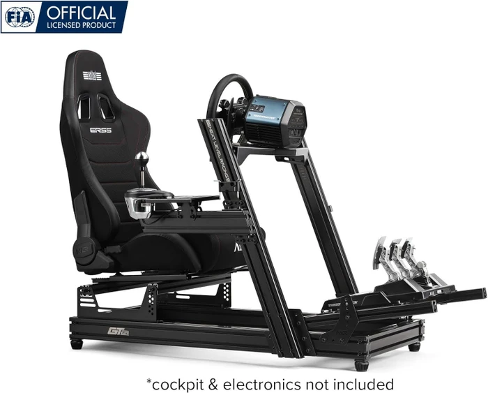 Next Level Racing ERS5 Elite Liegesitz, Fabric & Simaero Mesh Edition, schwarz